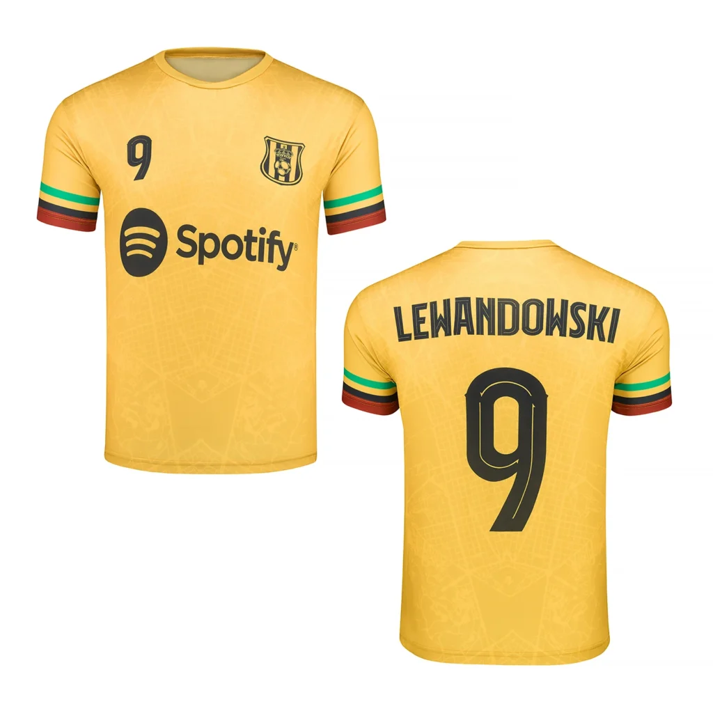 strój piłkarski, fotografia produktowa, Robert Lewandowski