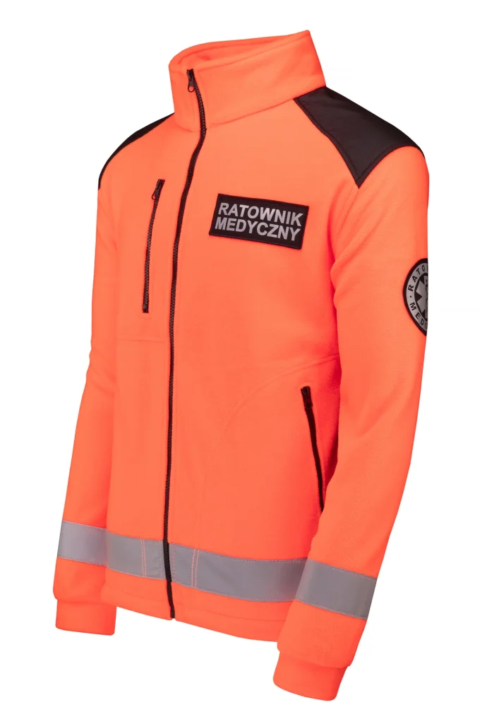 Pomarańczowa bluza ratownika medycznego, Fotografia produktowa